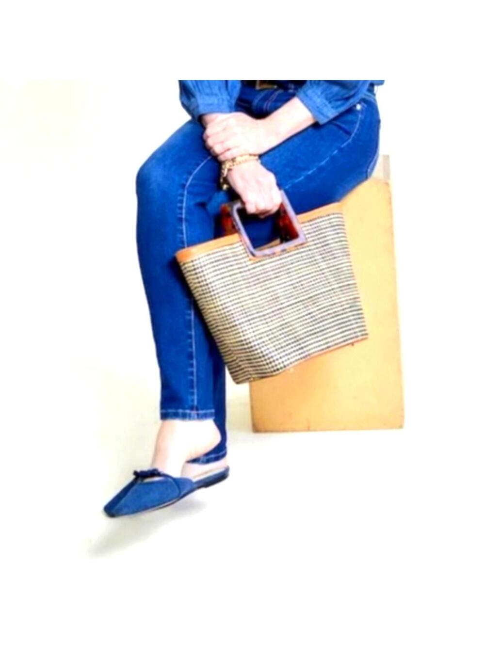 J. McLaughlin Holina Denim Mule Flat
